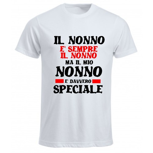 Shirt bianca uomo scritta - t-shirt,