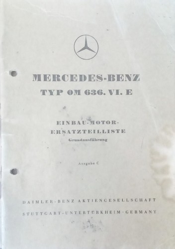 Mercedes benz 636 170d - om,