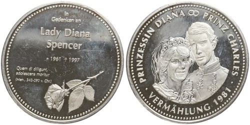Medaglia principessa diana - -,