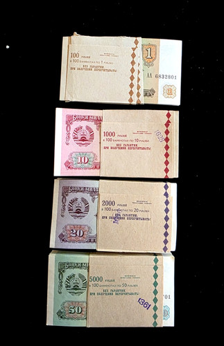 400 banconote tagikistan 100 - 400, x