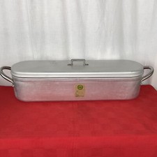 Pescera con coperchio e griglia professionale in alluminio 99,5%