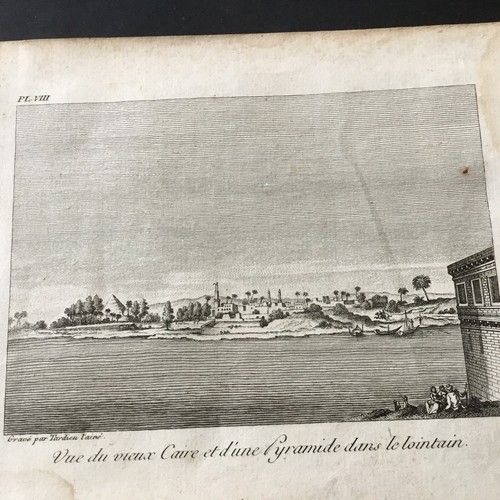 Incisione egitto 1817 vecchia - egitto,