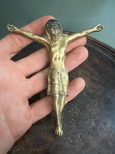 Christ bronze doré dans - doré,