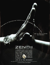 PUB MONTRES "  ZENITH