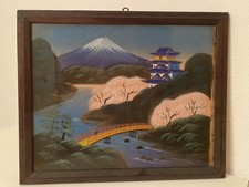 Stampa Tema Cinese con cornice in vetro cm 48 x 39