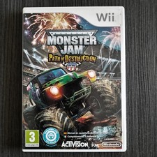 Monster Jam Path of Destruction Nintendo Wii Corse monster truck PAL Italiano