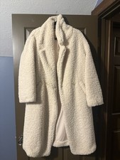 Cappotto Teddy Bianco Zara