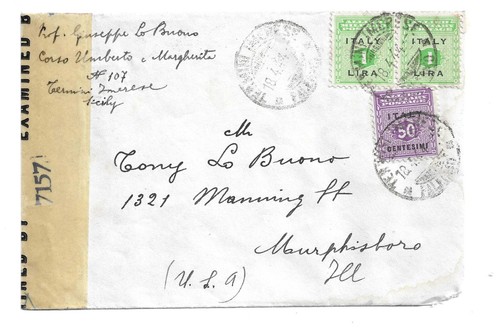 Italy 1944 lettera - italy,