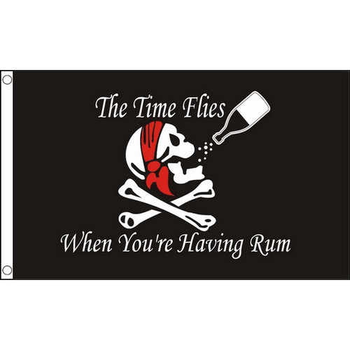 Bandiera pirata con - con, rhum
