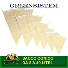 FILTRO SACCO CONICO IN TELA LT. 20 PER MOSTO, BIRRA, VINO - GREENSISTEM ENOLOGIA
