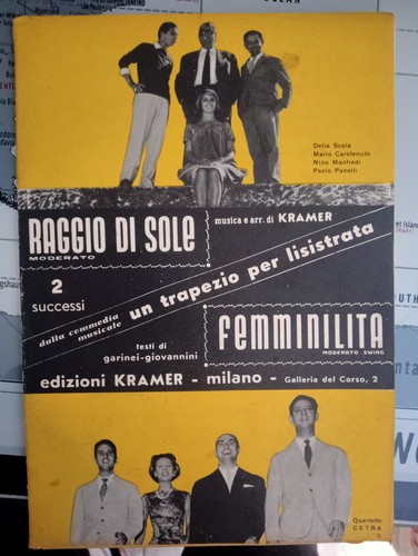 Spartito commedia trapezio - commedia, un
