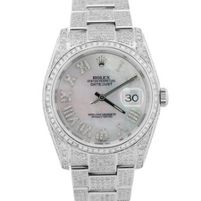 Rolex DateJust 36 PAVE MOP