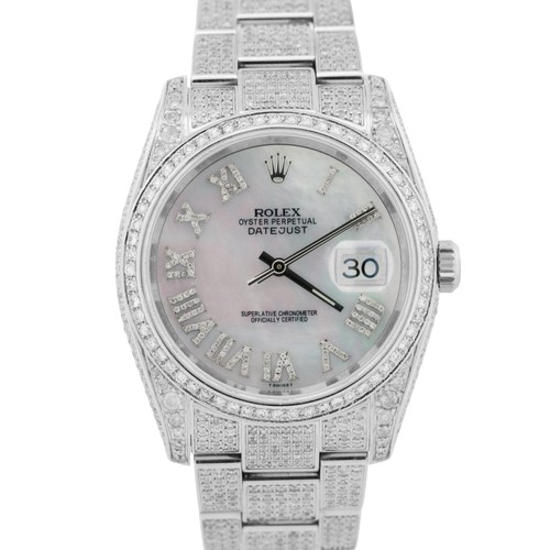 Rolex datejust pave - datejust, 36