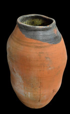 ANTICA GIARA ORCIO IN TERRACOTTA ANFORA D'EPOCA SMALTATA