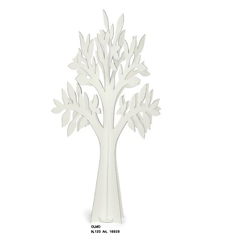 Albero decorativo bianco - bianco, in