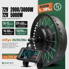 Mozzo posteriore brushless 72v - mozzo,