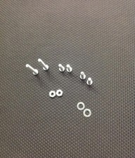 Kit completo 3 misure VITI BULLONI screws 3 sets per puntine testine giradischi
