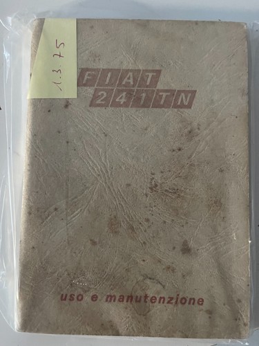 Libretto uso manutenzione - e,