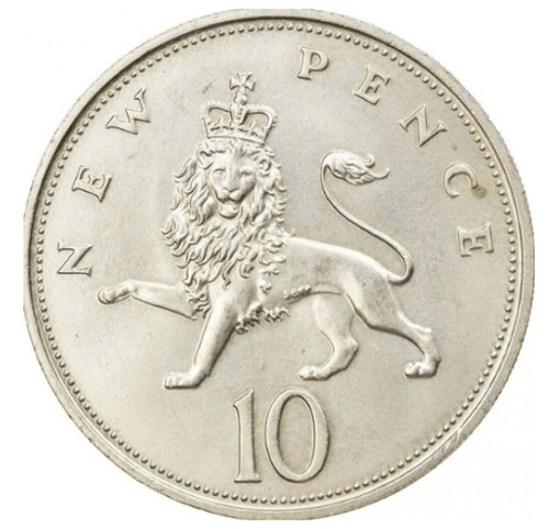 Pièce new pence - pièce, 10