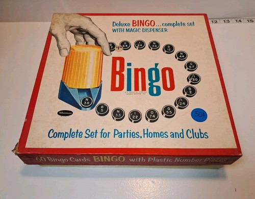 Whitman deluxe bingo 1957 - whitman,