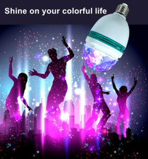 LAMPADINA LED RGB ROTANTE