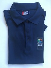 Maglietta Polo T-shirt Arbitro Atleta Fiba Medium Clique Blu Scuro