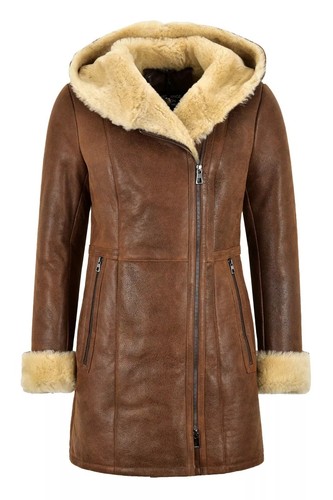 Cappotto lungo donna montone