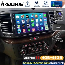 DAB+ Android 15 per VW Sharan II 7N Seat Alhambra 2 autoradio 4+64 GB Carplay Kam