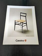 1979 SEDIA SUPERLEGGERA DESIGN GIO PONTI (1957) CASSINA VINTAGE AD PUBBLICITA