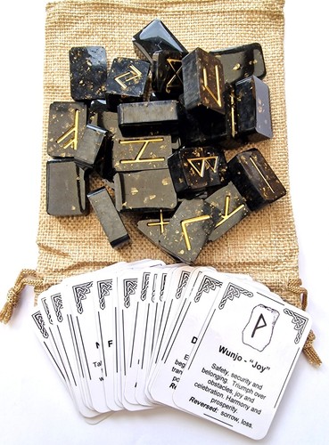 Futhark rune resina fatte - in, a