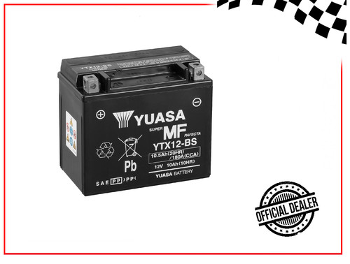 Batteria yuasa ytx12 - batteria, ytx12-bs