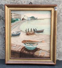 DIPINTO OLIO SU TELA SPIAGGIA