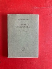Il triste minotauro - Fausto Melotti, All'Insegna del Pesce D'oro (1974)