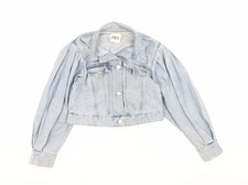 Giacca donna Zara blu denim