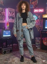 Cappotto spolverino denim