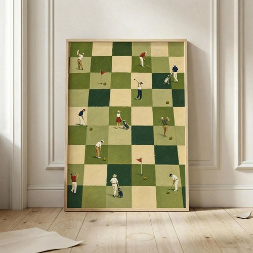 Poster verde ufficio parete