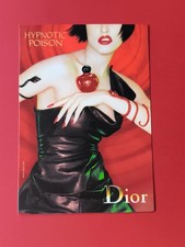 HYPNOTIC POISON DIOR PROFUMO DELLE DONNE DIABOLICHE CARTOLINA PUBBLICITARIA A CO