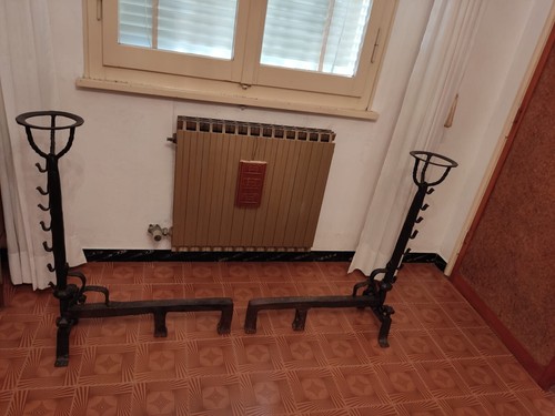 Coppia antichi alari - di,