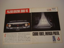 advertising Pubblicità 1989 MITSUBISHI PAJERO 3000 V6