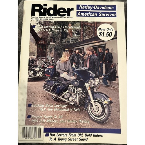 Rider may harley - '85,