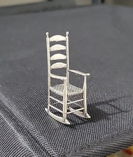 Sedia a dondolo vintage