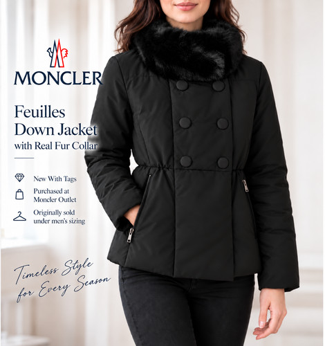 875 nwt moncler feuilles - moncler,