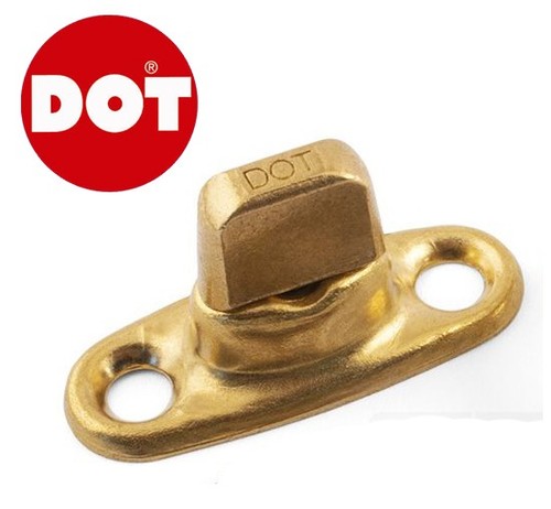 Punto 6mm ottone pulsante - punto,