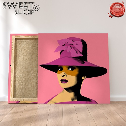 Quadro audrey hepburn pop art - audrey,