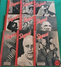 SIGNAL - Edizione italo-tedesca - Lotto di n. 9 Riviste (1943)