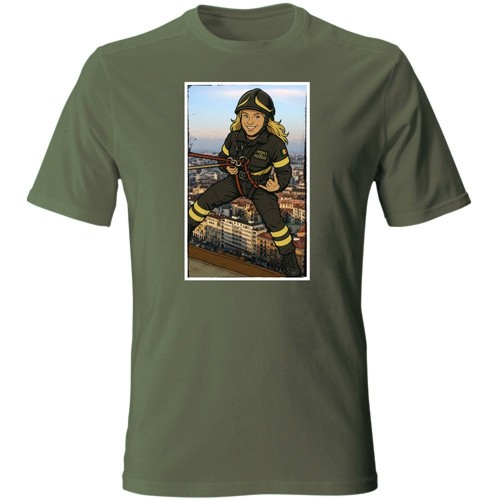 Shirt unisex vigili - t-shirt, del