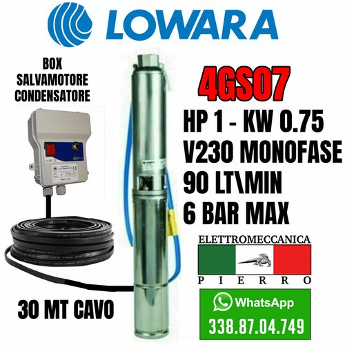 4gs07 pompa sommersa pozzi - 4gs07,