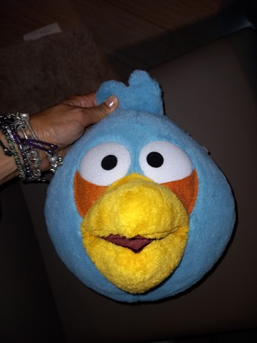 Peluche angry birds azzurro - angry,