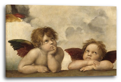 Tela cornice raphael - tela/cornice, madonna