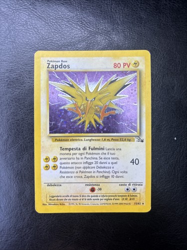 Zapdos holo rara - holo,
